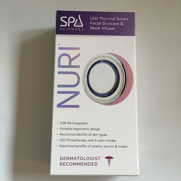 Spa Sciences NURI - LED Thermal Smart Facial Skincare & Mask Infuser - Picture 1 of 3